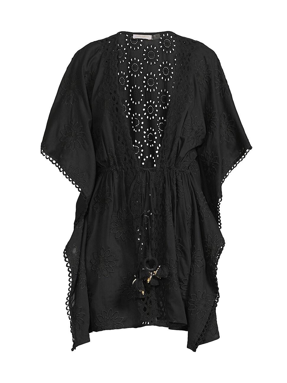 Womens Rogelia Cotton Tie-Waist Minidress Product Image