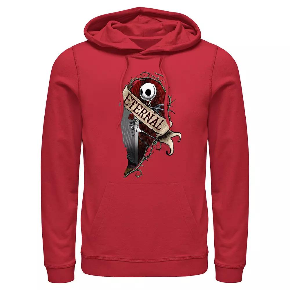 Disney's The Nightmare Before Christmas Jack Eternal Men's Graphic Hoodie, Size: Large, Red Product Image