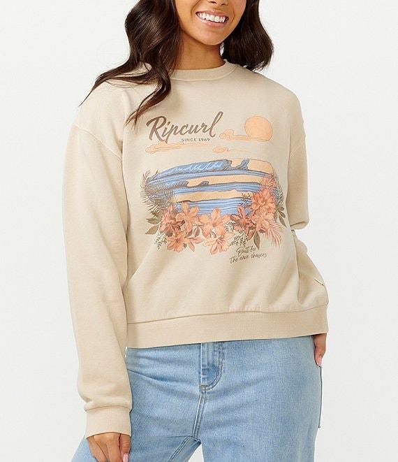 Rip Curl Wave Guilders Crew Neck Sweatshirt Product Image