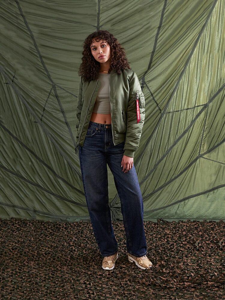 MA-1 BOMBER JACKET WOMENS - SAGE / S Product Image