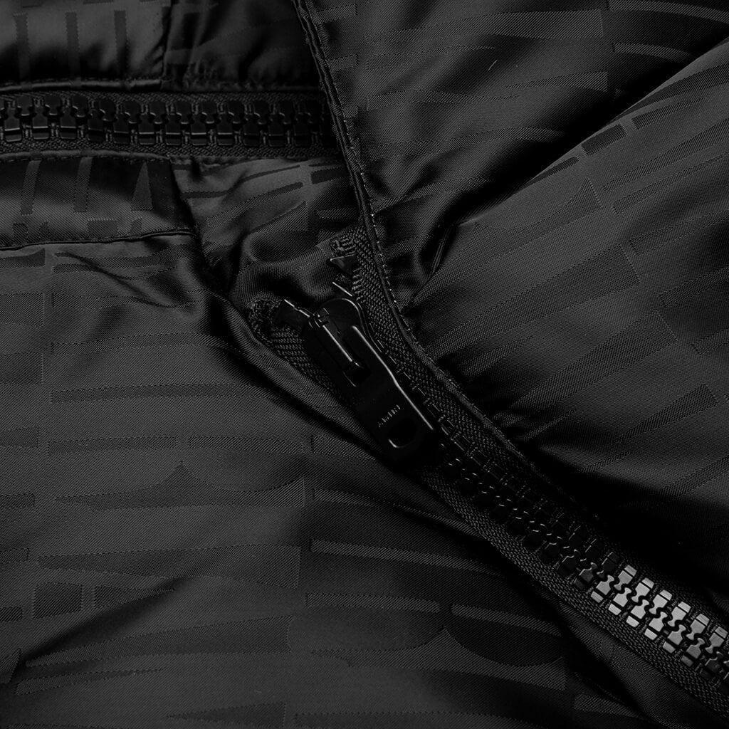 Jacquard Down Gilet - Black Male Product Image