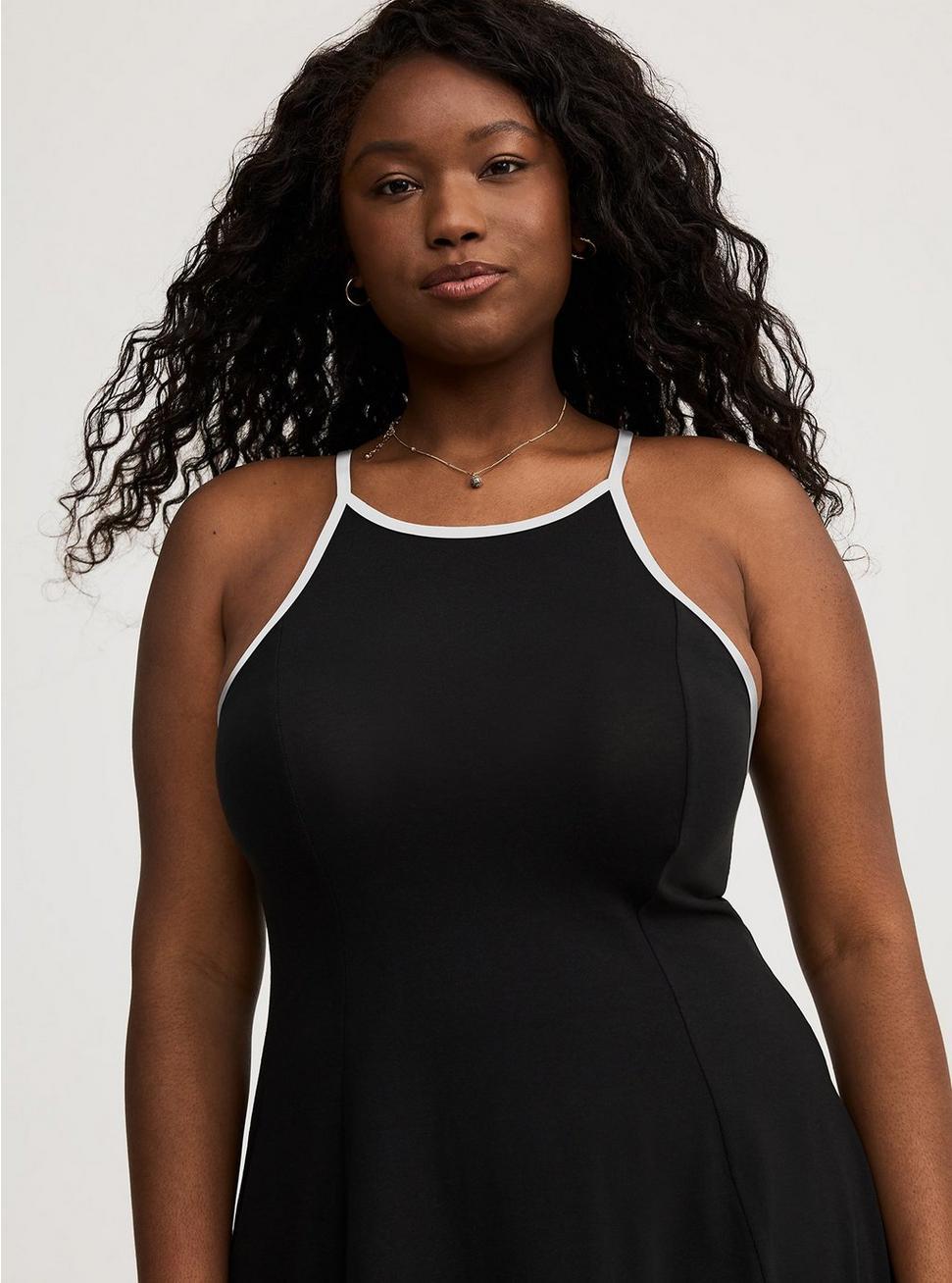 Goddess Trapeze Mini Dress Product Image