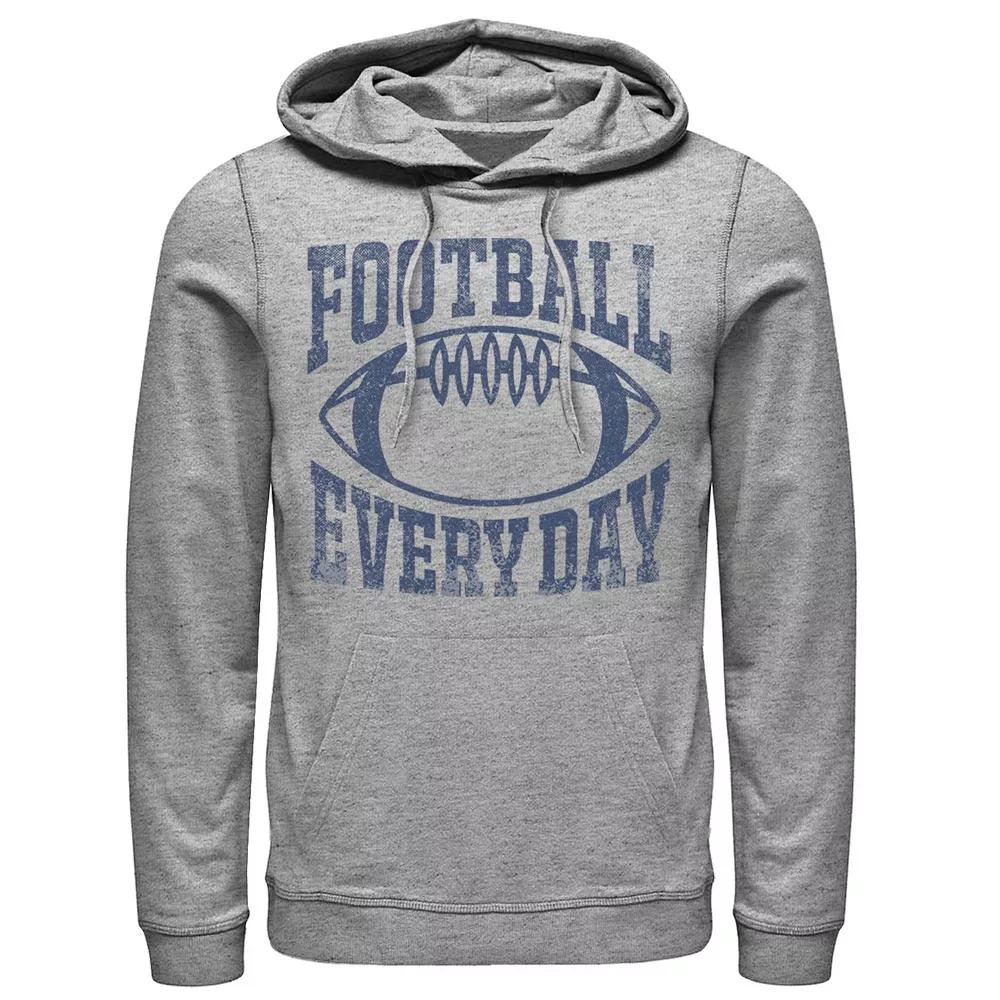 Men's Football Every Day Vintage Collegiate Navy Graphic Pullover Graphic Hoodie,  Product Image