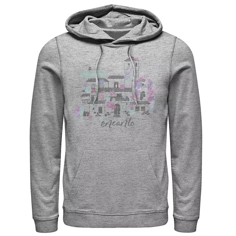 Disney's Encanto Men's Home Water Color Portrait Hoodie, Size: XXL, Athletic Grey Product Image