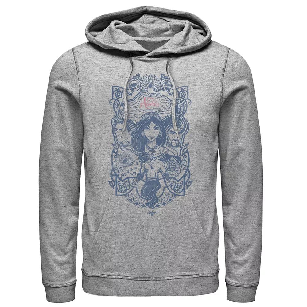 Disney's Aladdin Men's Jasmine, Jafar & Genie Graphic Hoodie,  Product Image