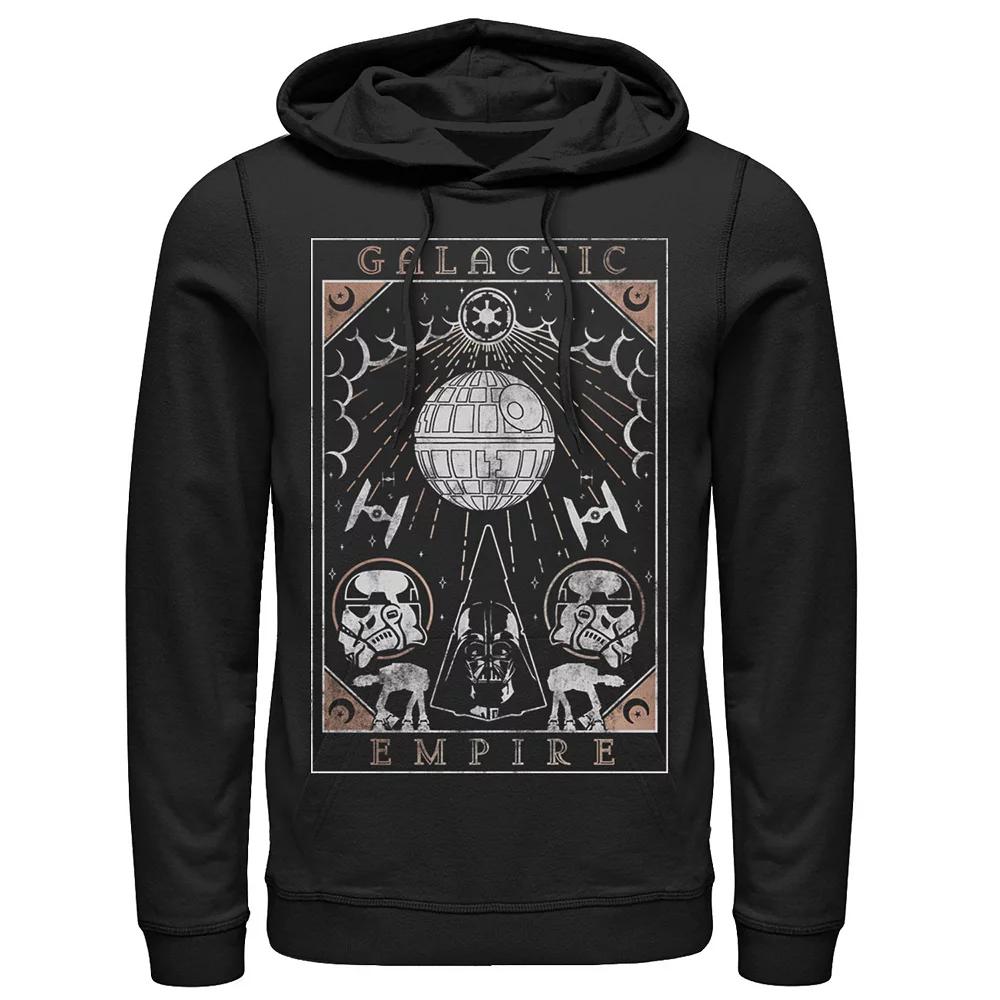 Men's Star Wars Galactic Empire Death Star Poster Hoodie,  Product Image