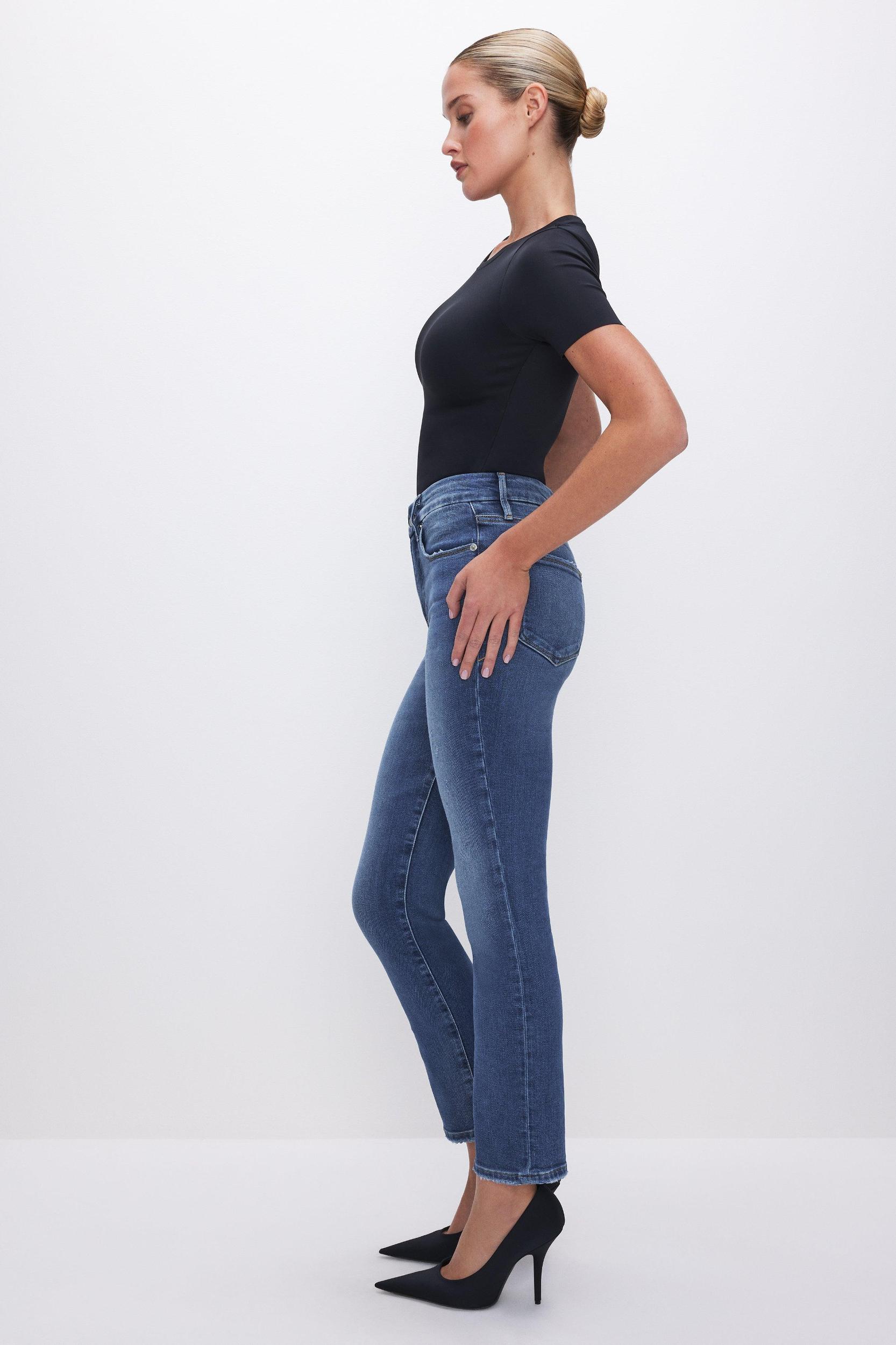 GOOD STRAIGHT COMPRESSION JEANS | INDIGO271 Product Image