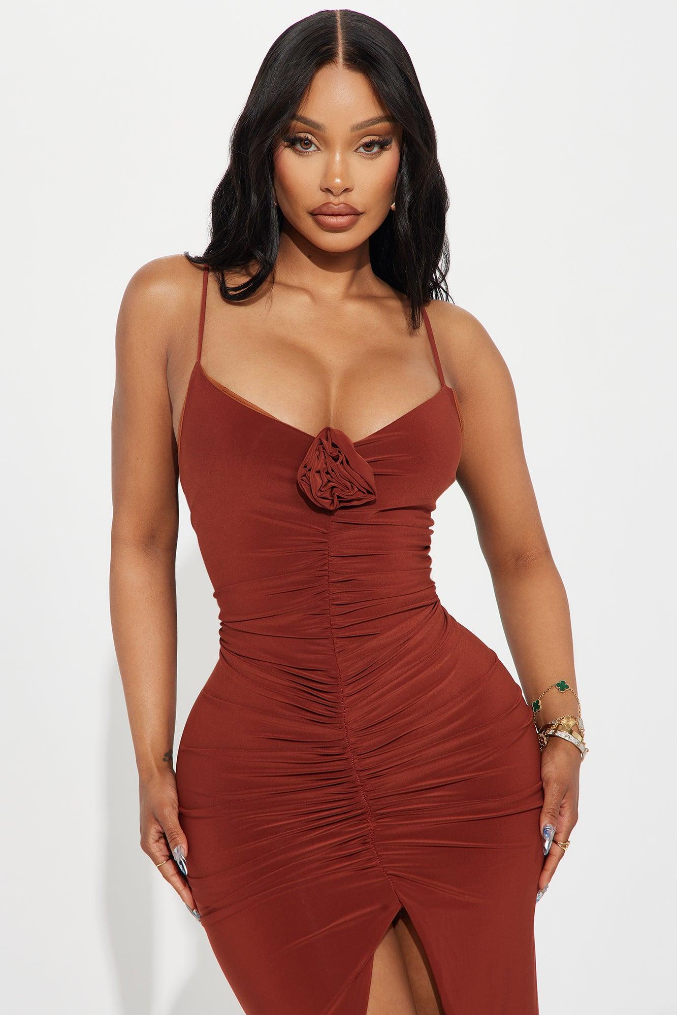 Look My Way Maxi Dress - Rust Product Image