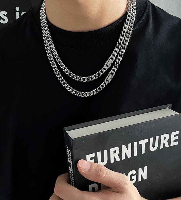 CUBAN CHAIN NECKLACE (4 sizes) Product Image