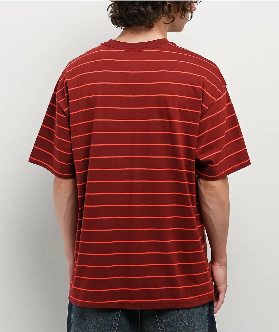 Nike SB Max90 Striped Red T-Shirt Product Image