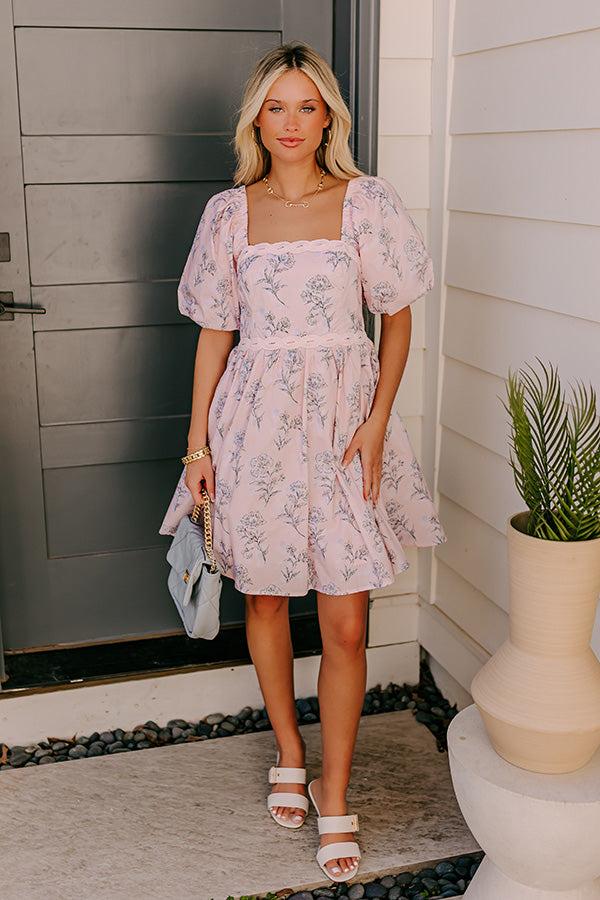 Wisteria Avenue Floral Mini Dress Product Image