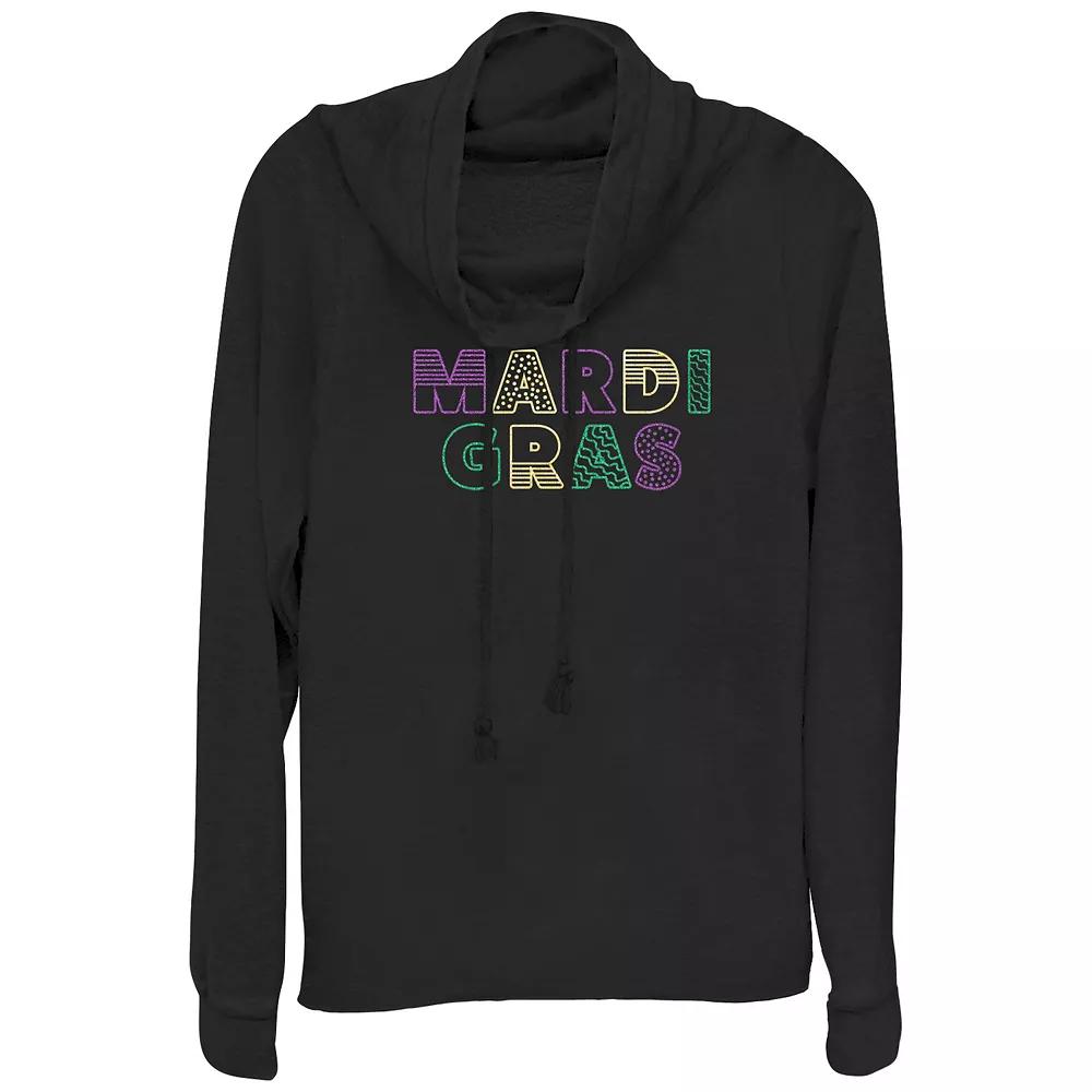 Women's Plus Wine Tasting Team Captain Cowlneck Graphic Lightweight Long Sleeve,  Product Image