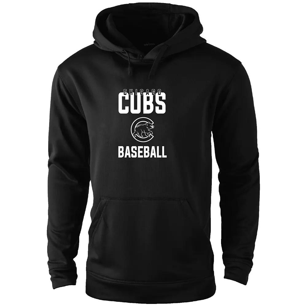 Men's Dunbrooke Black Chicago Cubs Champion Pullover Hoodie,  Product Image