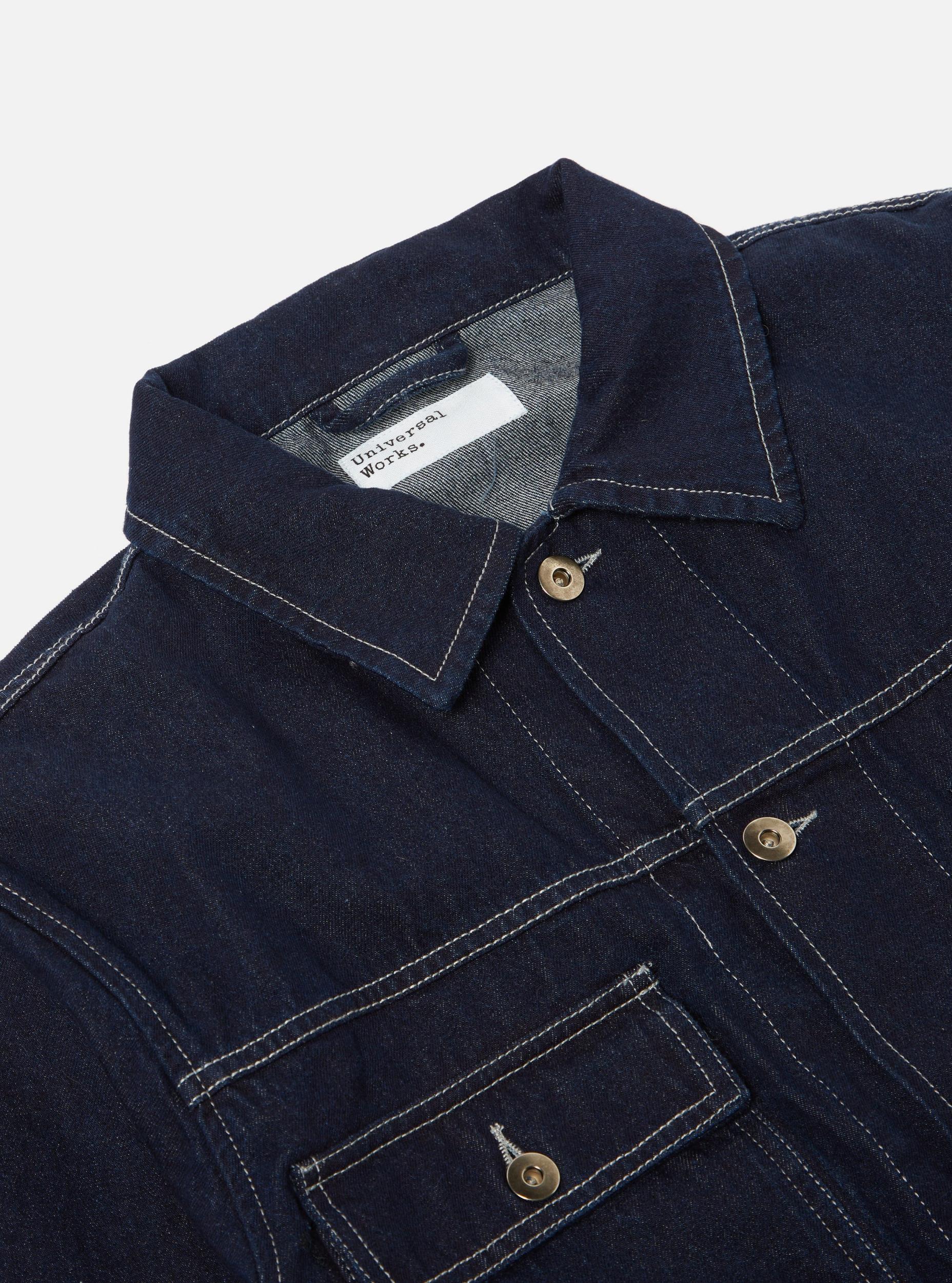 Indigo 11oz Denim Trucker Jacket Product Image