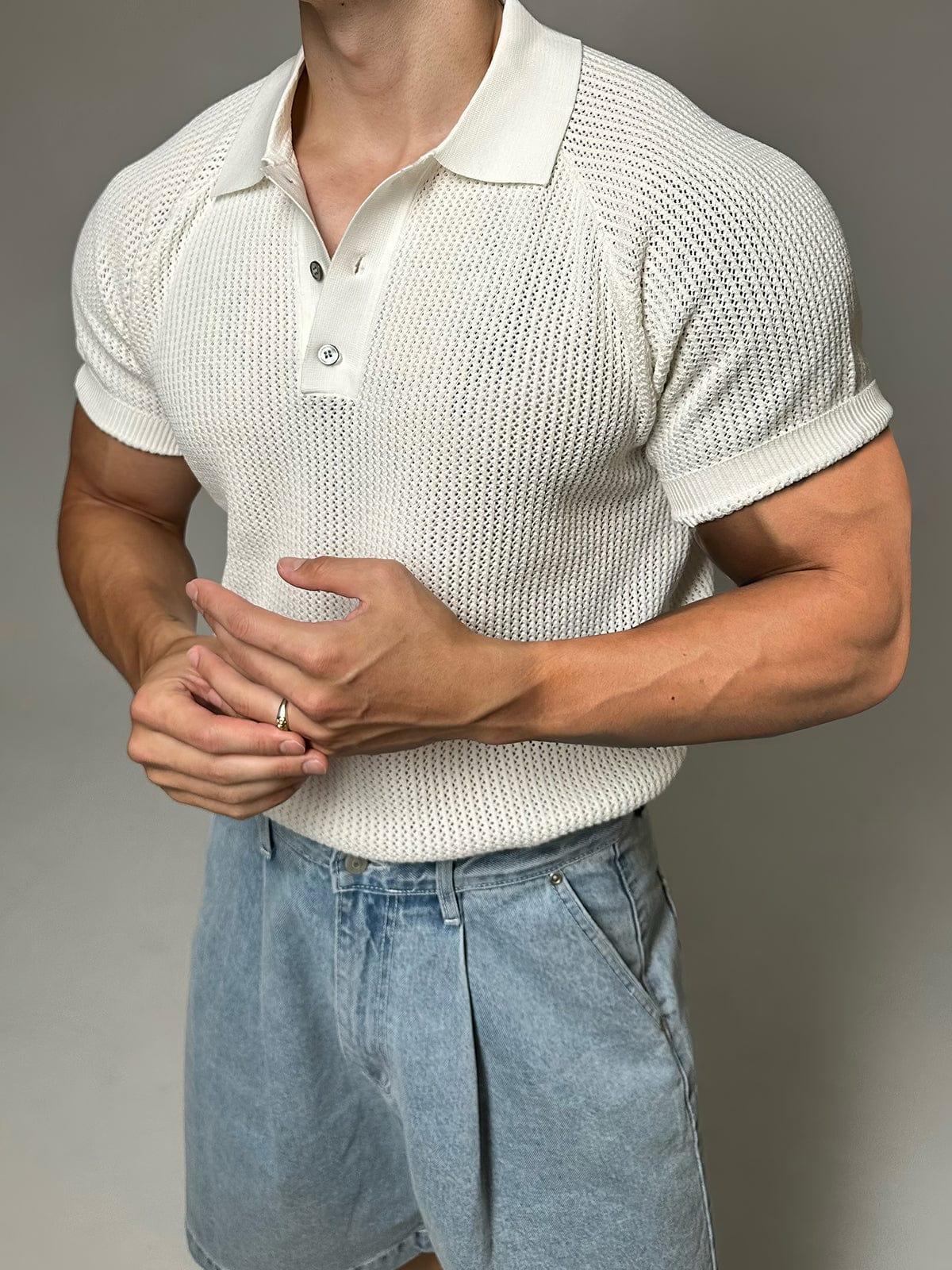 RT No. 11300 KNIT SHORT SLEEVE POLO SHIRT Product Image