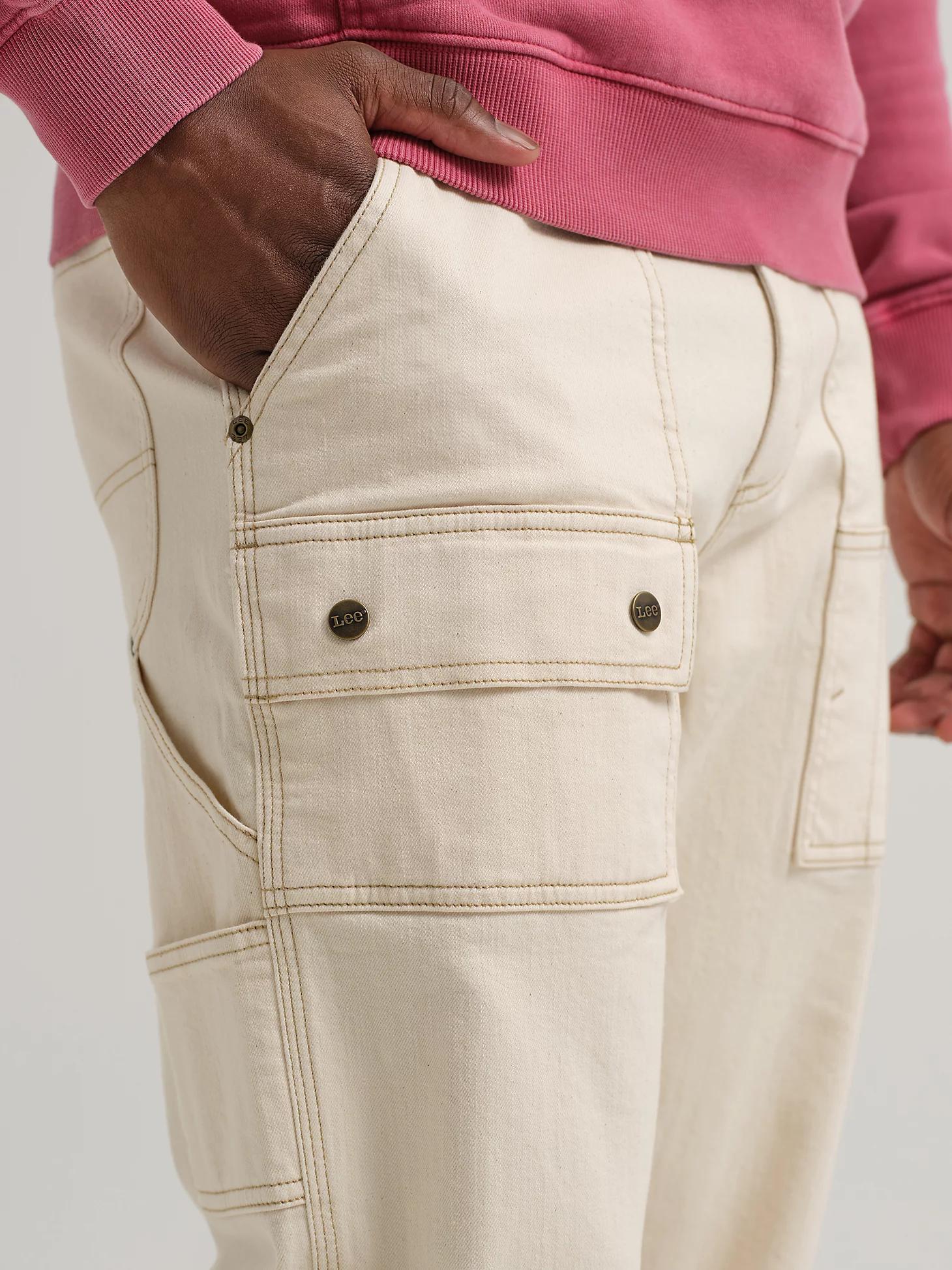 Men's Lee® x Crayola® Ecru Loose Straight Carpenter Pant | Men's Pants | Lee® Product Image