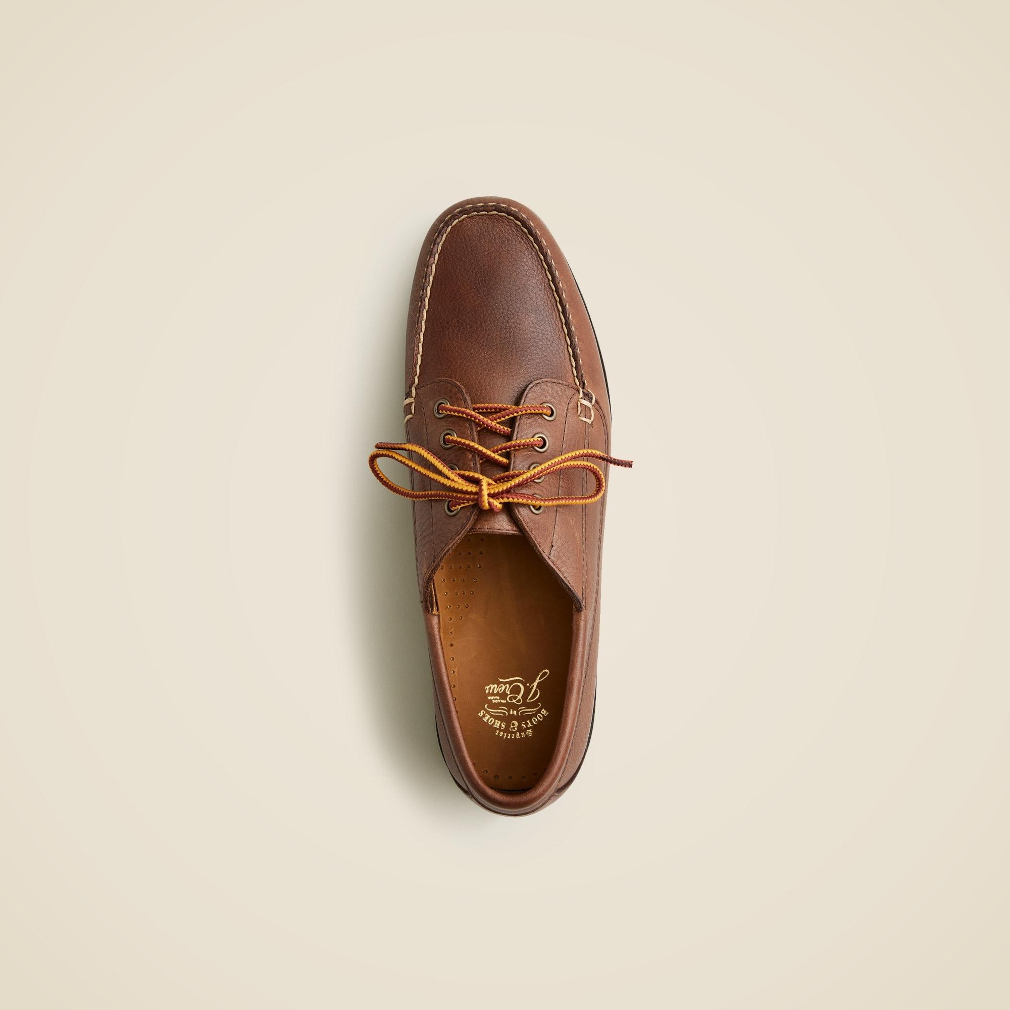 Four-eye lake shoes in leather Product Image
