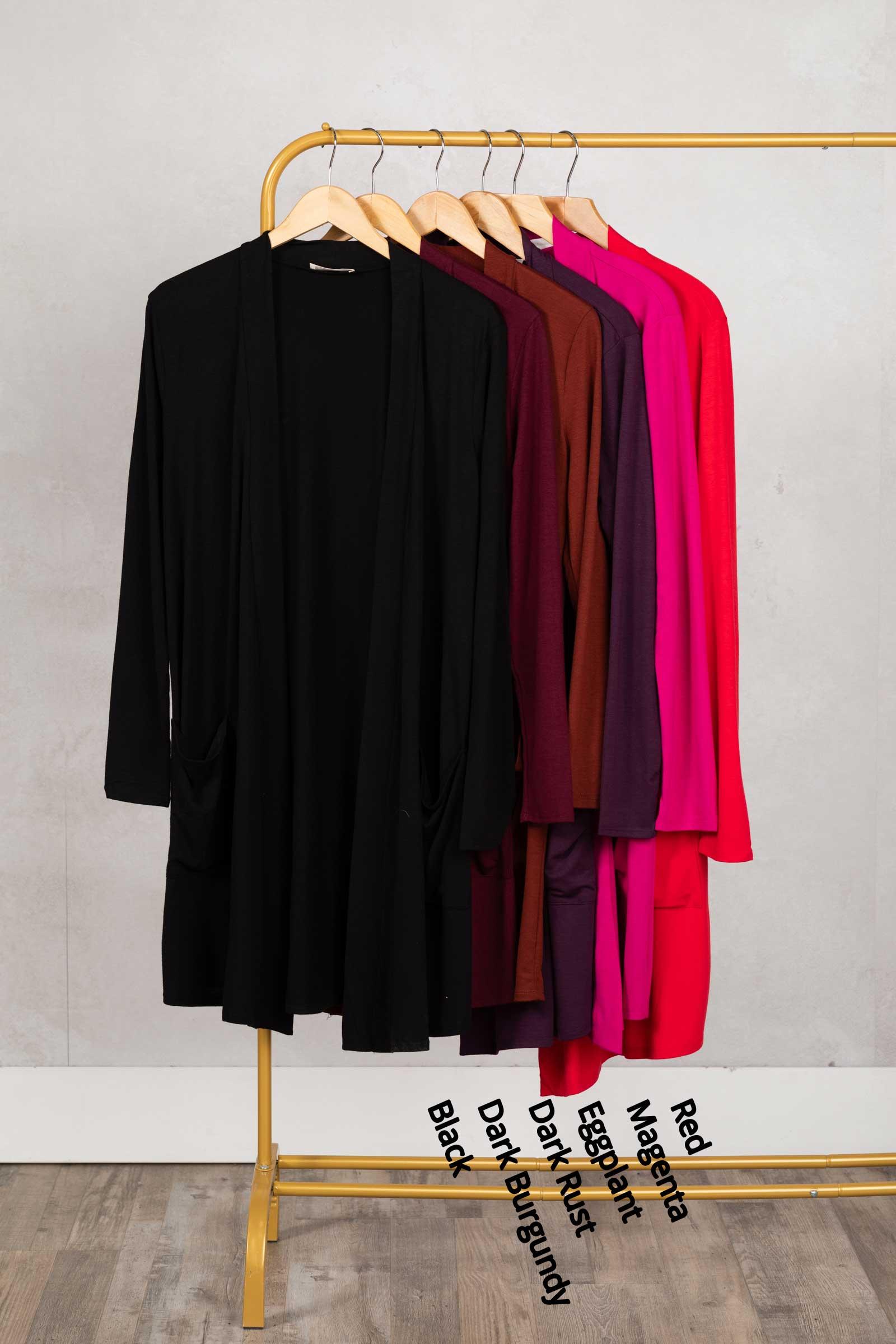 Relaxed Pocket Open Cardigans Product Image