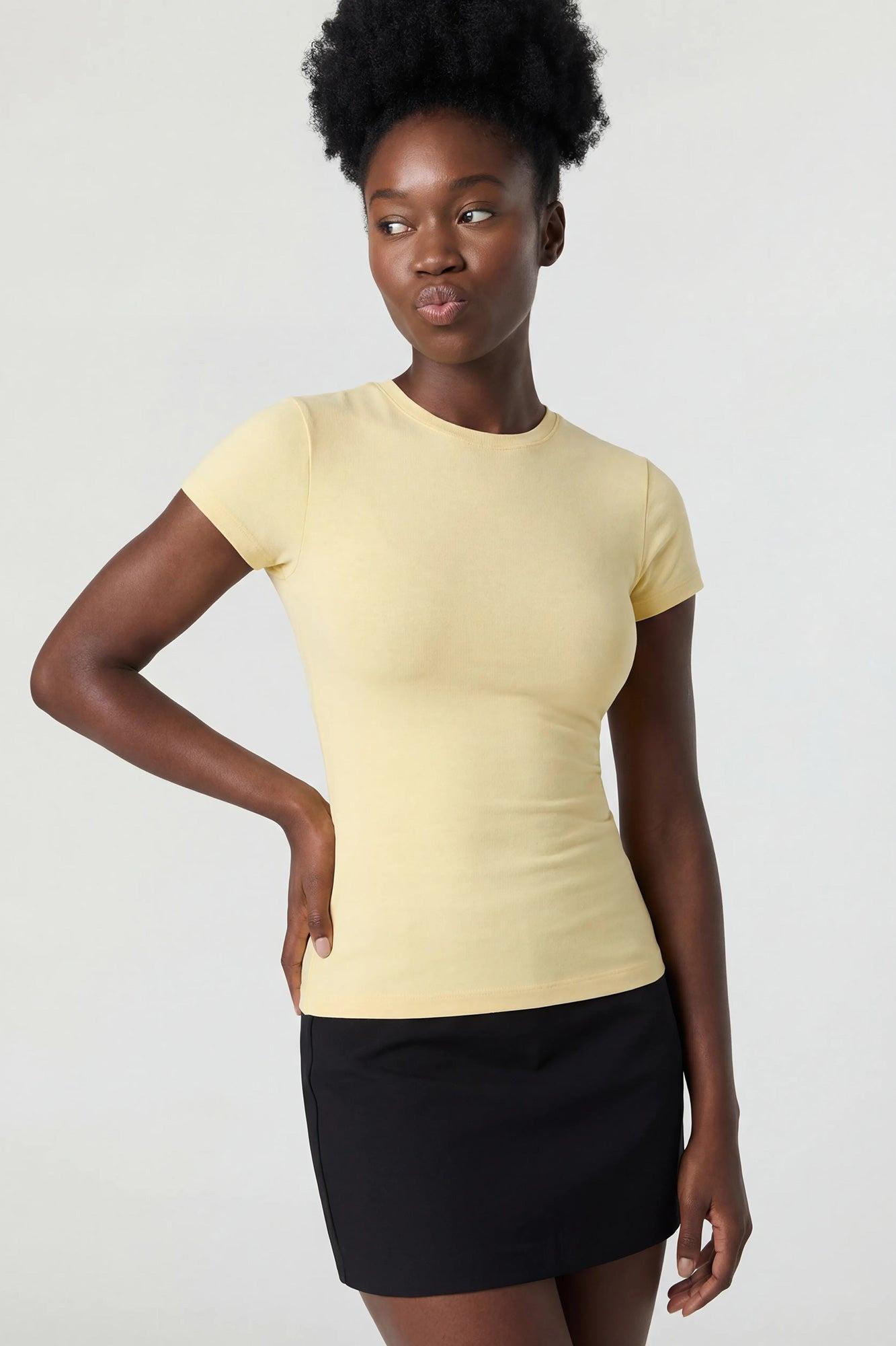 High Neck T-Shirt Female Product Image