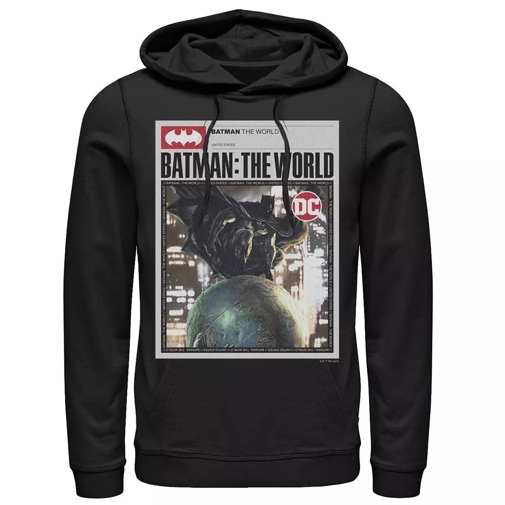 Men's Batman: The World Germany Red Bat Logo Hoodie, Boy's,  Product Image