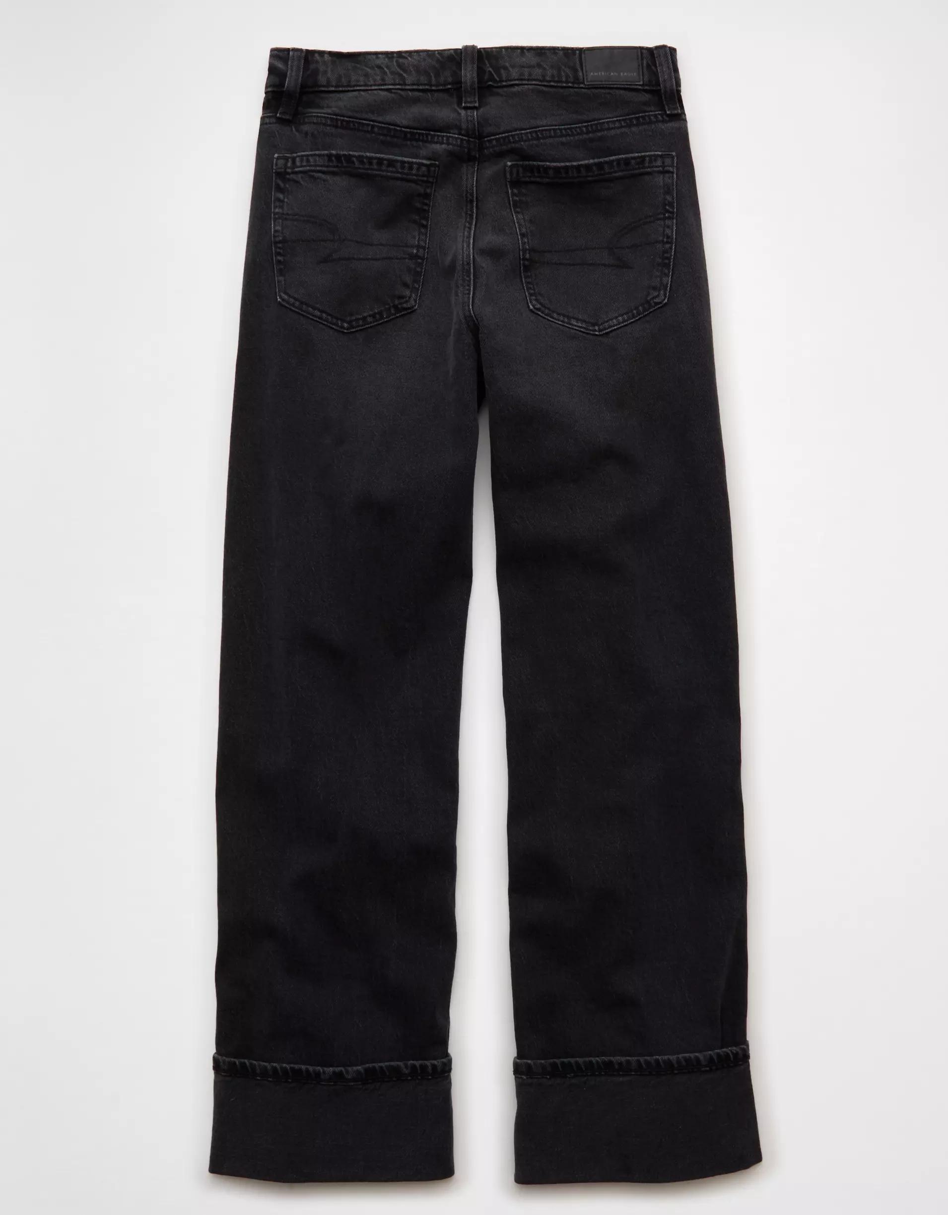 AE Stretch High-Waisted Stovepipe Jean Product Image