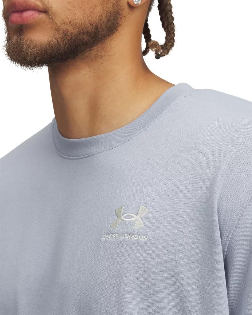Men's UA Logo Embroidered Heavyweight Short Sleeve Product Image