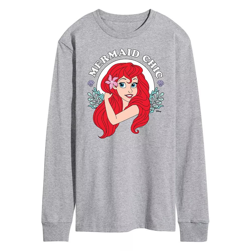 Disney's The Little Mermaid Men's Chic Long Sleeve Tee,  Product Image