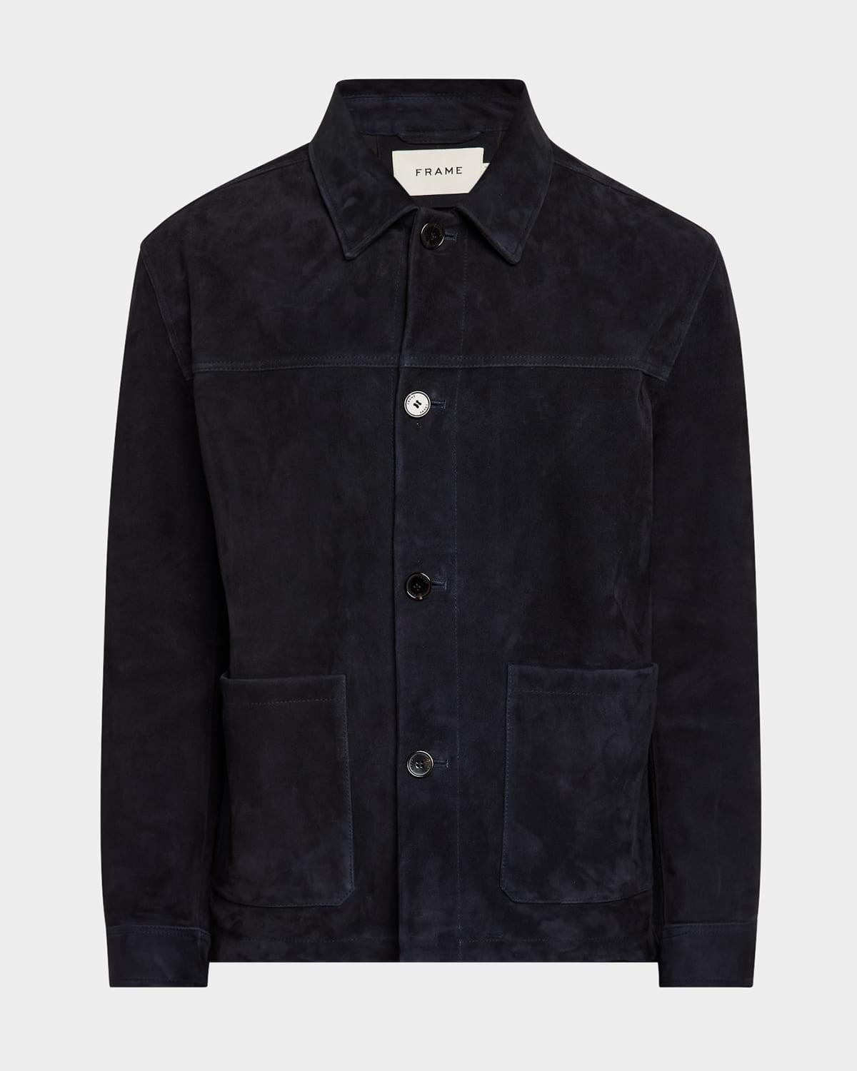 Mens Suede Chore Coat Product Image