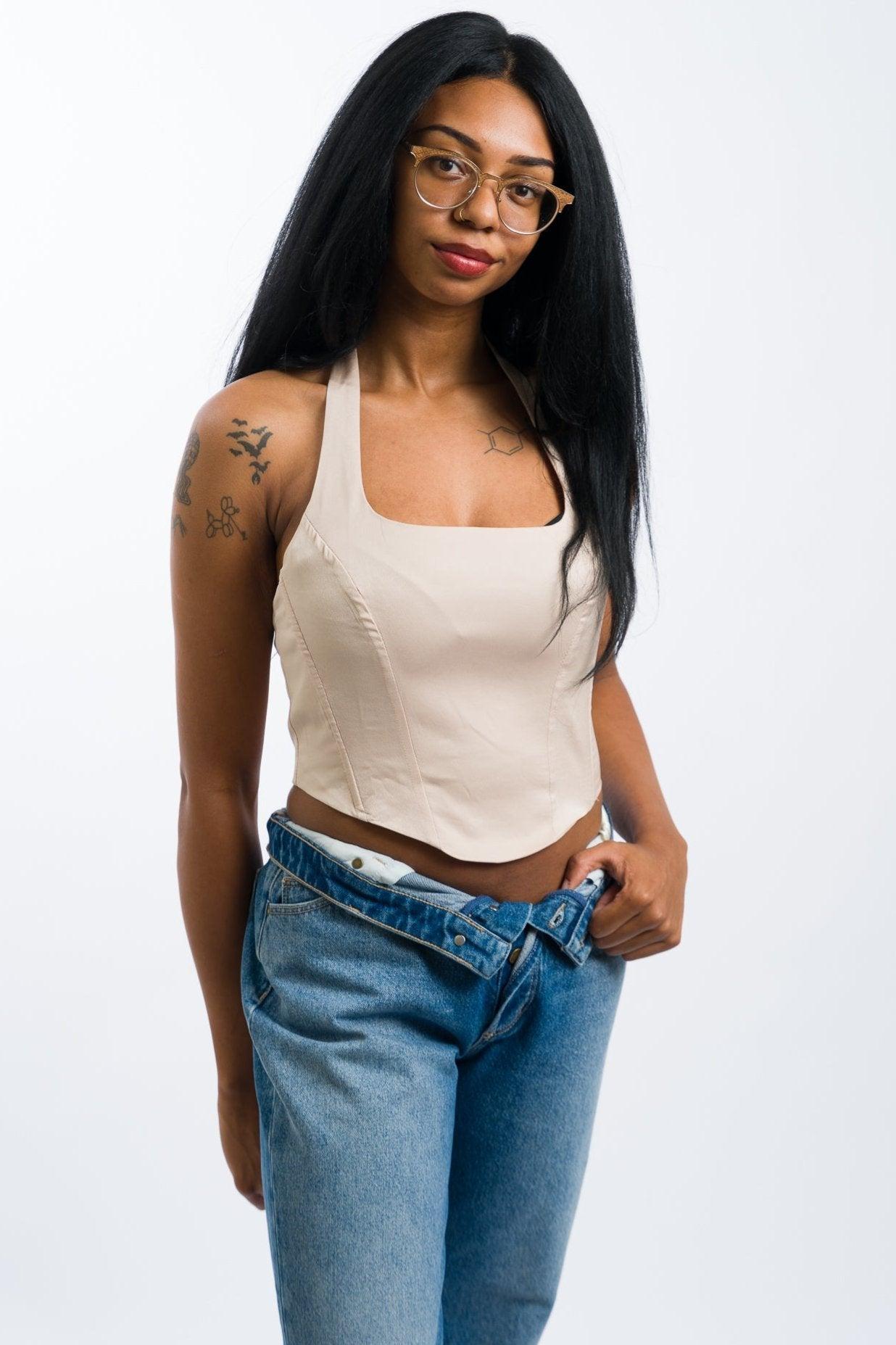 Nia Anise Corset  - Champagne Product Image