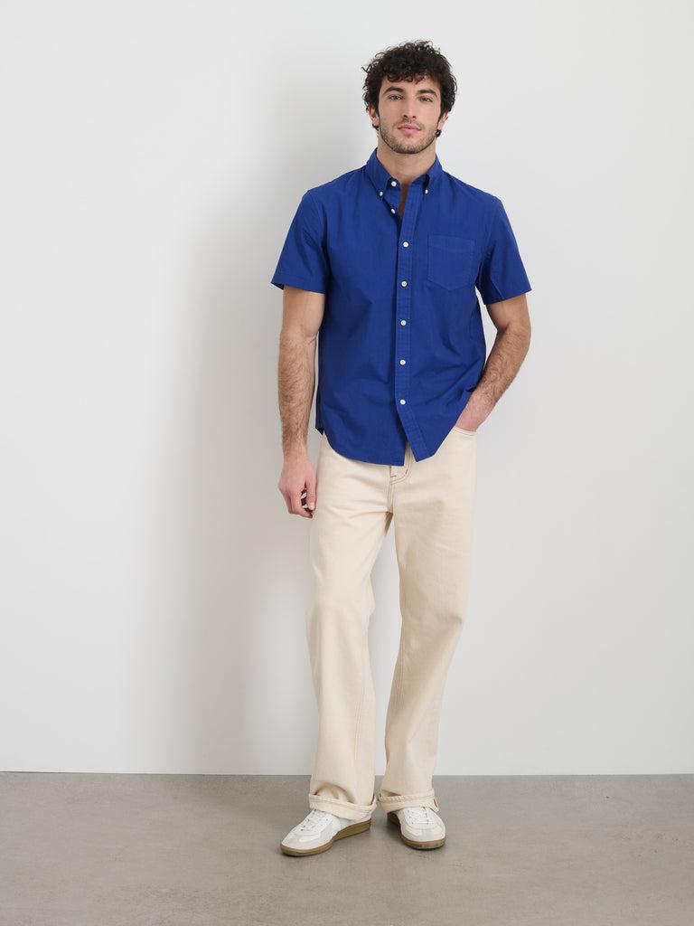 Short Sleeve Mill Shirt in Cotton Product Image