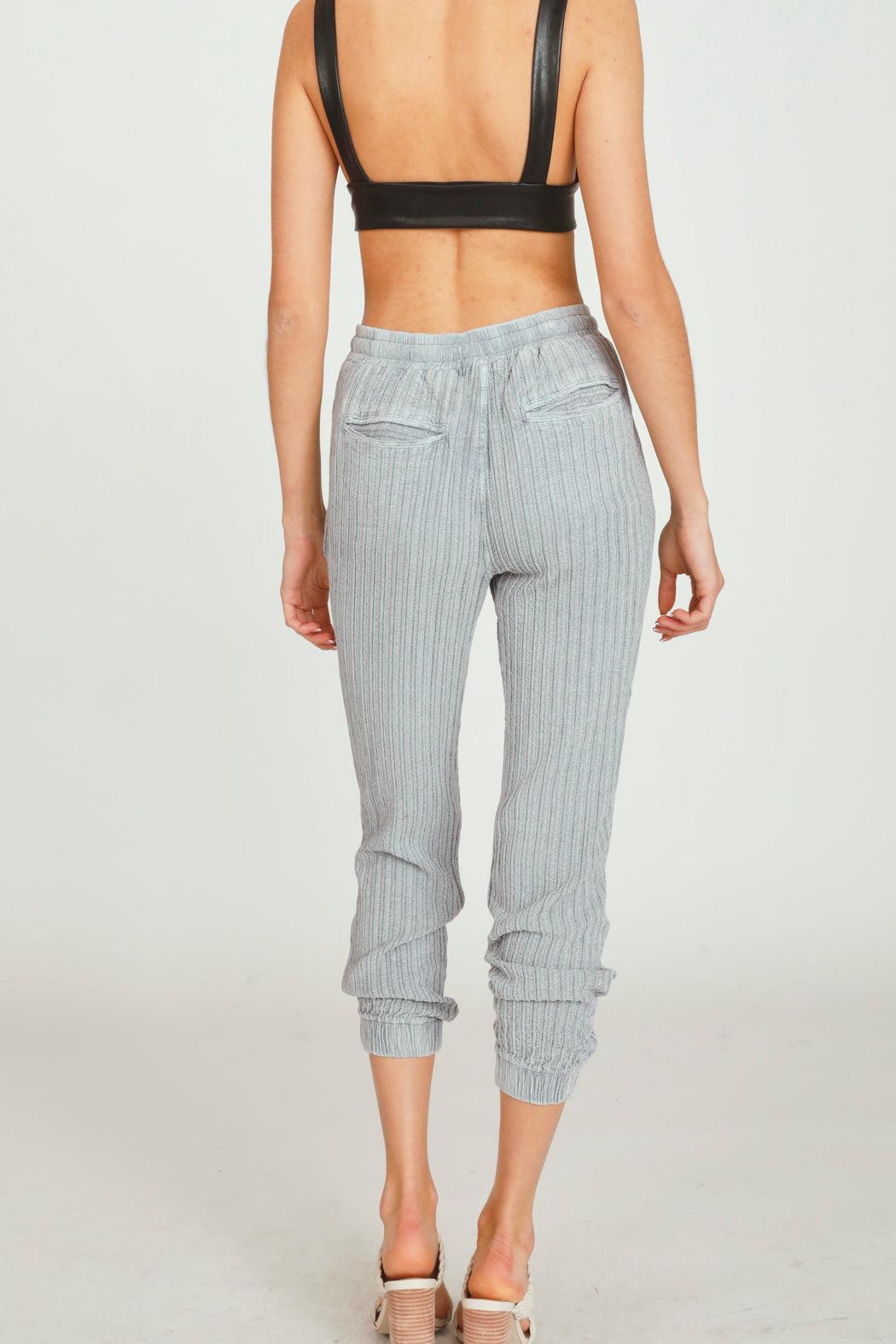 Textured Stripe Cargo Joggers Product Image