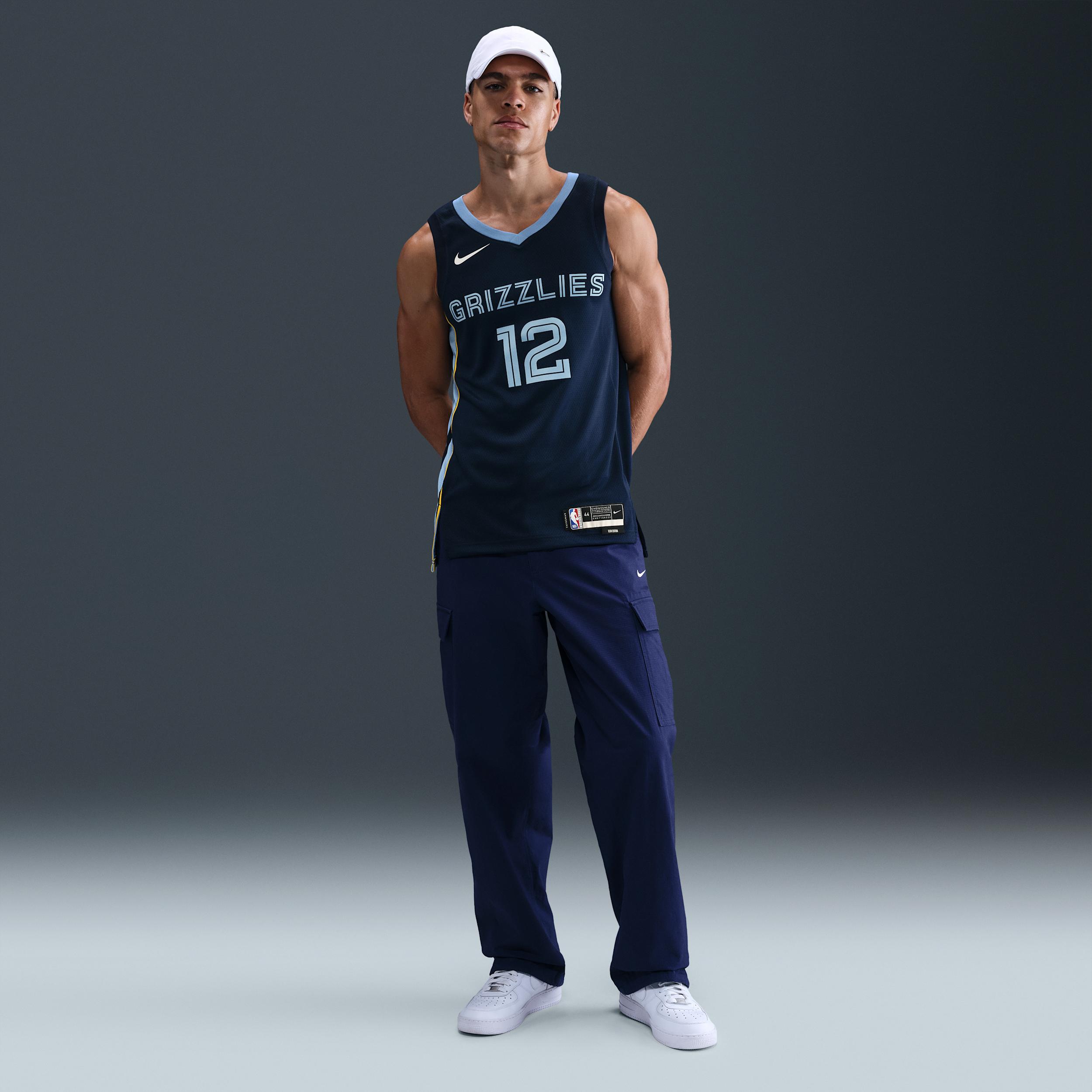 Memphis Grizzlies Icon Edition Nike Men's Dri-FIT NBA Swingman Jersey Product Image