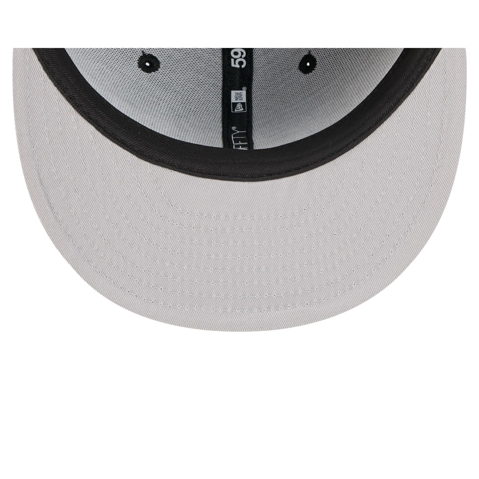 Cleveland Guardians Metallic Gold Logo 59FIFTY Fitted Hat Male Product Image