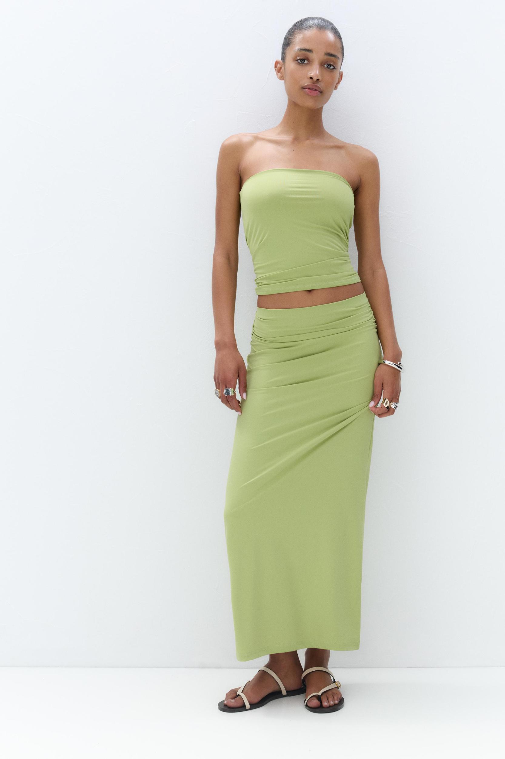 Polyamide strapless top Product Image