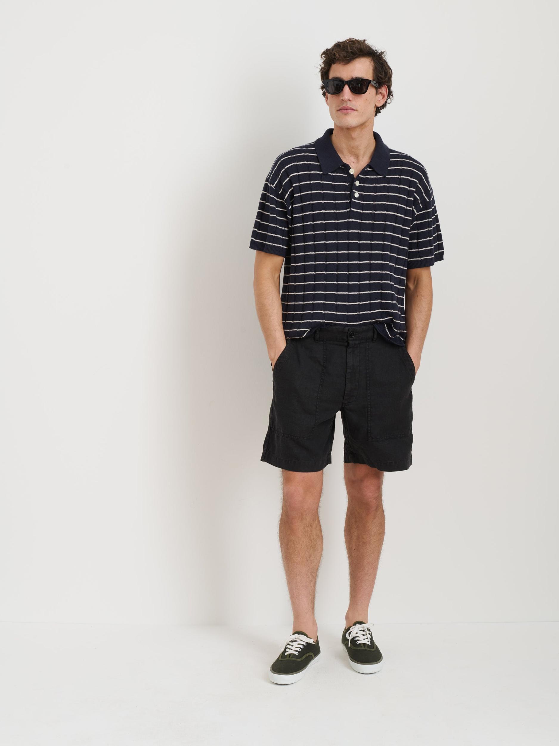 Garment Dyed Pull On Field Short In Linen Product Image