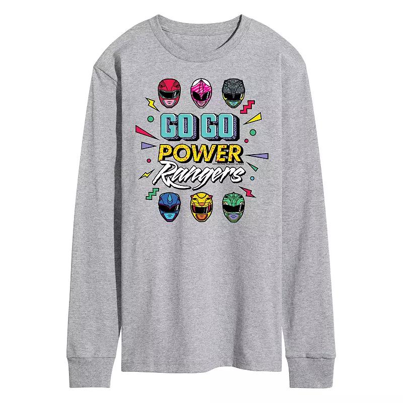 Men's Power Rangers Go Go Long Sleeve Graphic Tee,  Product Image