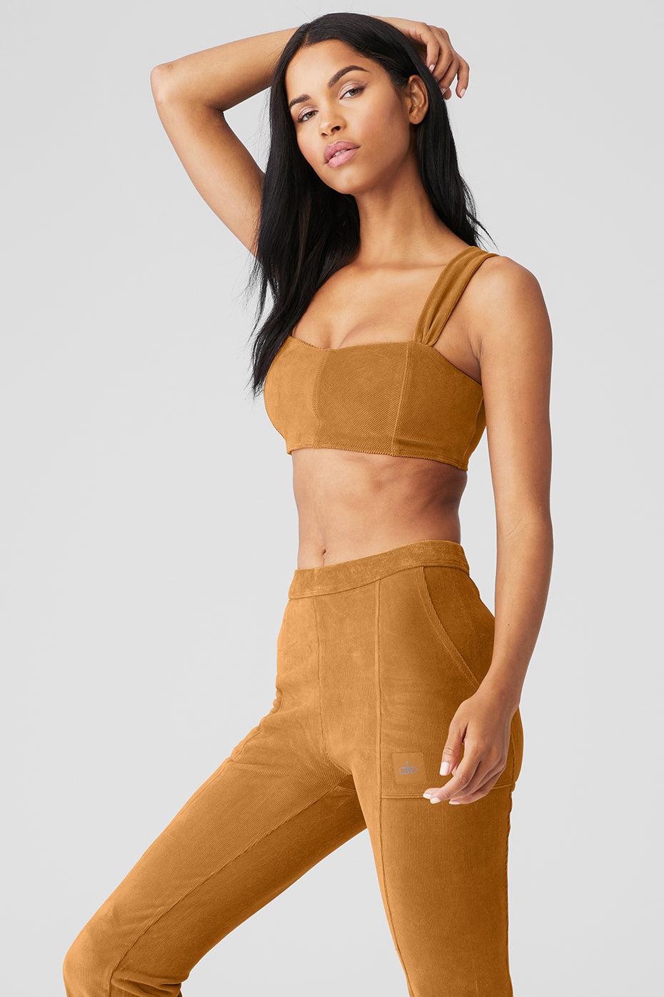 Micro Corduroy Winter Break Bra - Toffee Product Image