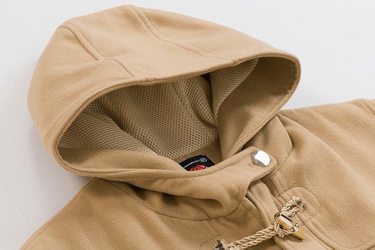 RT No. 3469 HOODED WOOLEN DUFFEL COAT JK Product Image