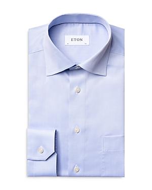 Eton Signature Twill Classic Fit Dress Shirt Product Image