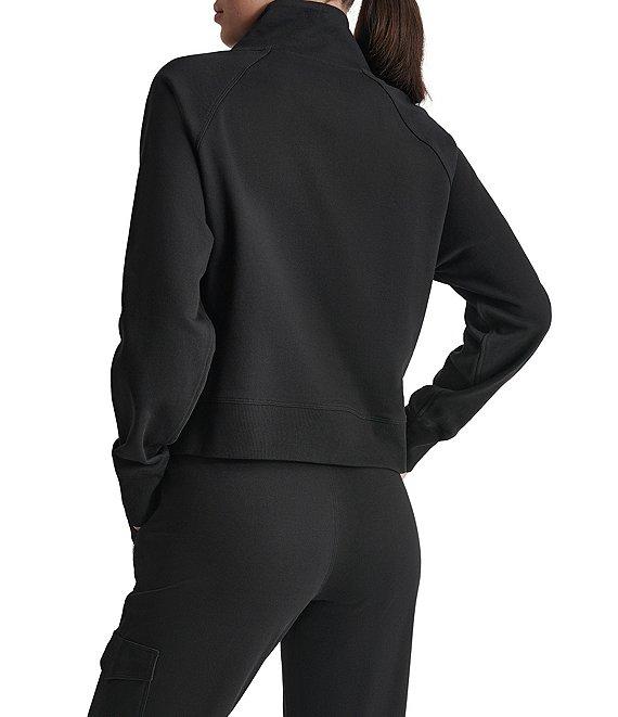 DKNY Sport by Donna Karan Coordinating Logo Half Zip Stand Collar Pullover Product Image