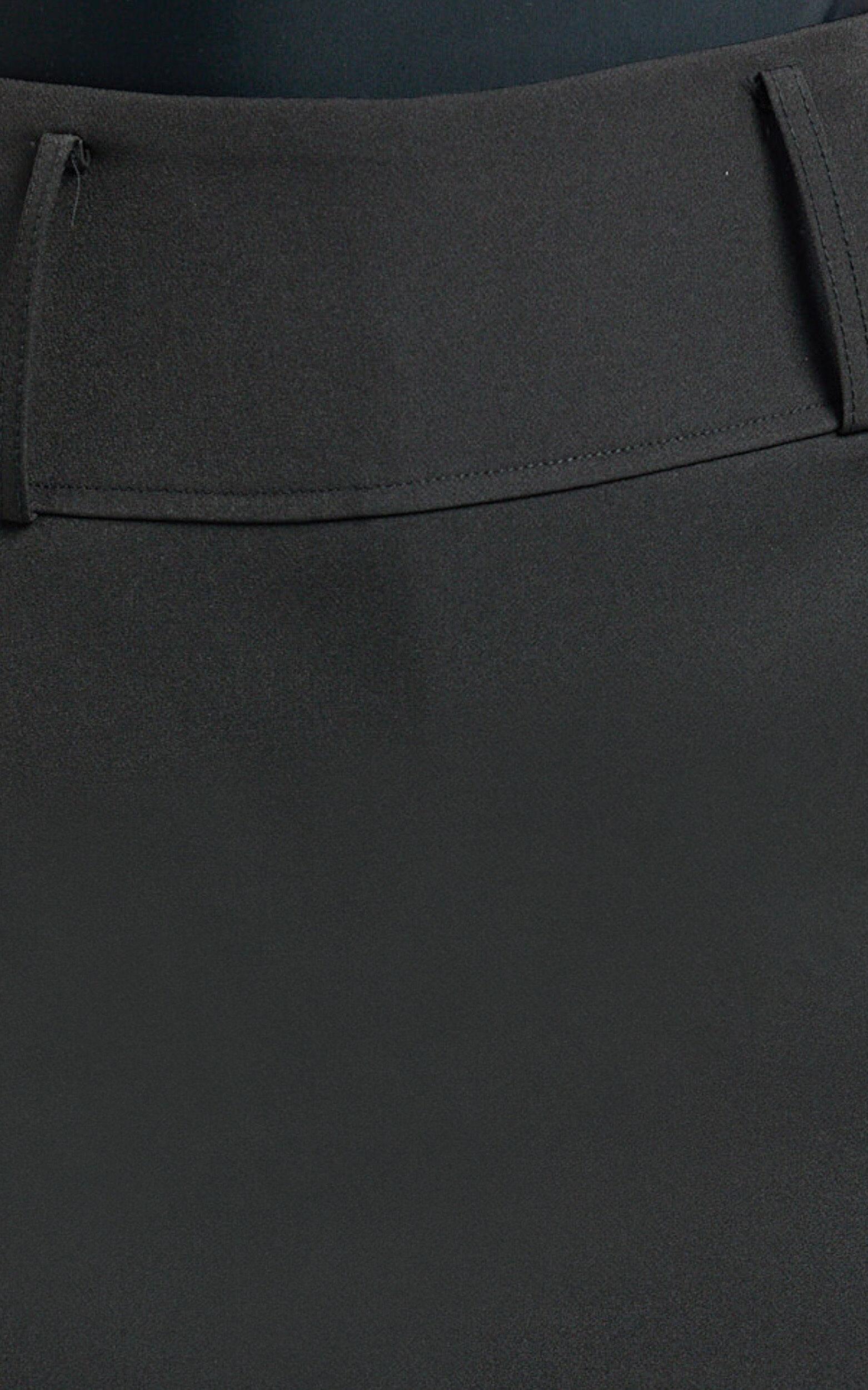 Nola Skort - High Waisted Utility Pocket Skort in Black Product Image