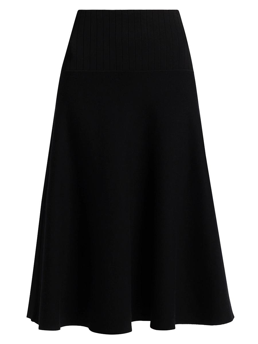 Womens Katalina Knit A-Line Midi-Skirt Product Image