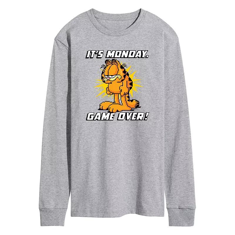 Men's Garfield It's Monday Long Sleeve Graphic Tee,  Product Image