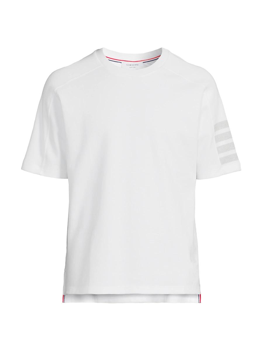 Mens Cotton 4-Bar Stripe T-Shirt Product Image