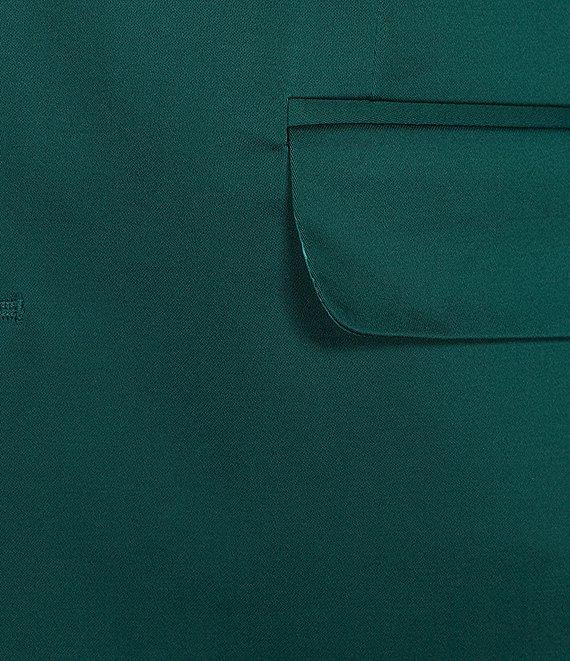 Murano Shape of Water Collection Slim Fit Sateen Suit Separate Jacket Product Image