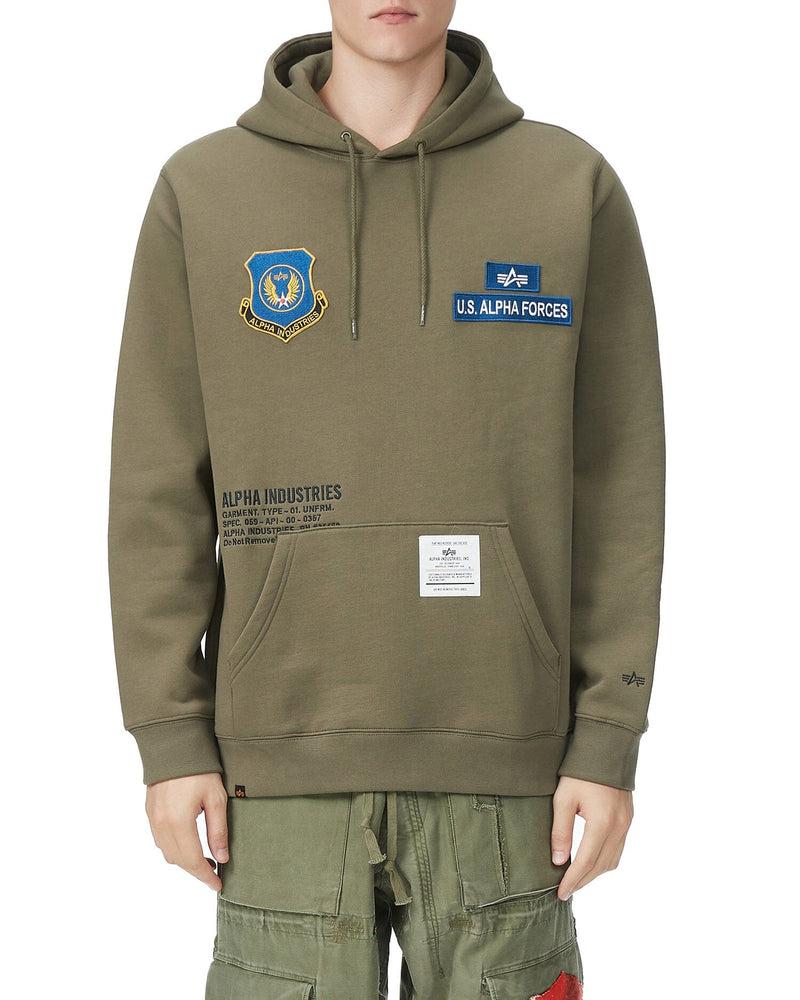 U.S. ALPHA FORCES BADGE HOODIE Male Product Image