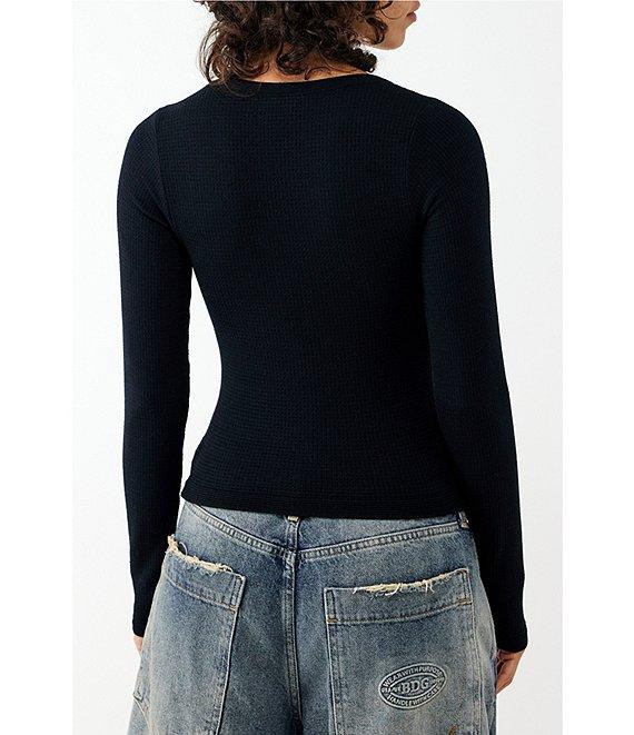 BDG Urban Outfitters Long Sleeve Knockout Top Product Image
