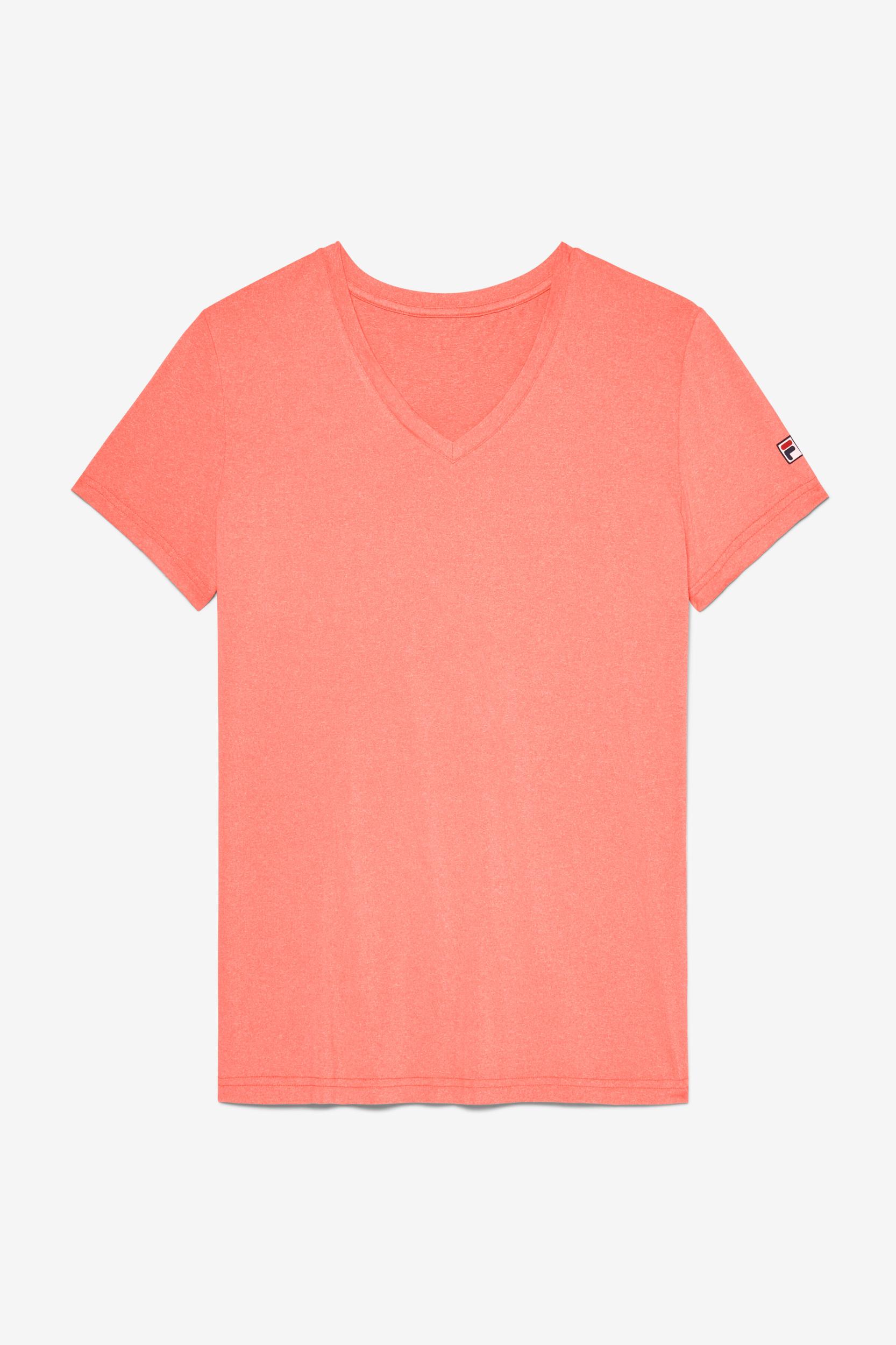 TENNIS SHORT SLEEVE V-NECK TOP Product Image