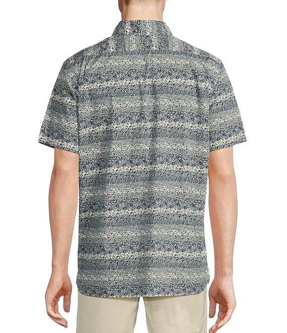 Cremieux Blue Label Line Floral Print Short Sleeve Woven Shirt Product Image