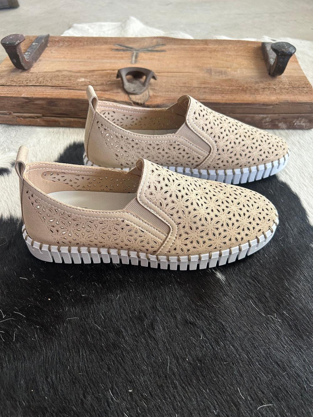 Very G Nude Shandy Slip On Shoes Product Image